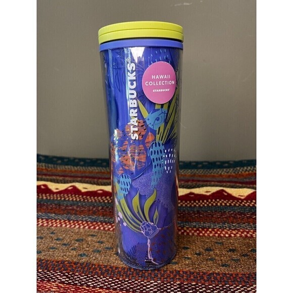 Starbucks Hawaii Collection tumbler ocean sea Turtle NWT - Picture 1 of 5